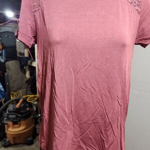 American Eagle Outfitters Mauve Short Sleeve Top
